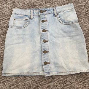 Billabong Women's Good Life Indigo Jean Skirt